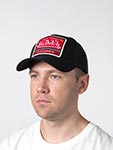 Бейсболка VON DUTCH арт. VD/0/CAS1/BLKA  (черный)